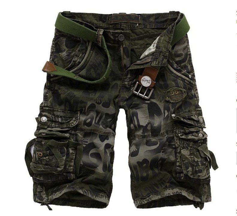 Cargo Shorts with Multiple Pockets