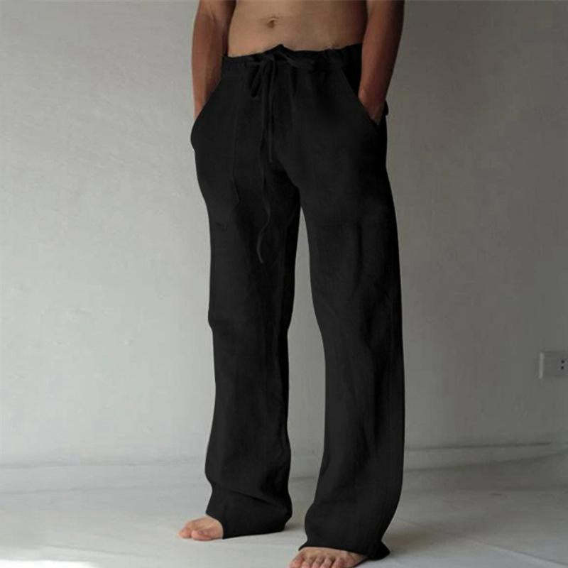 Men's Casual Solid Color Drawstring Pants