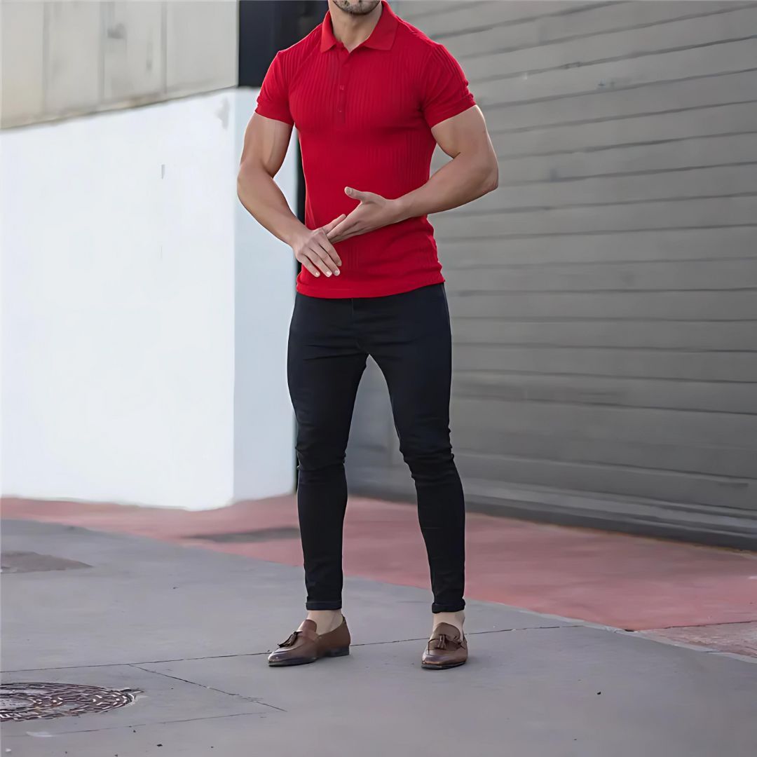 Men's Summer Sports Stretch Short Sleeve Shirt