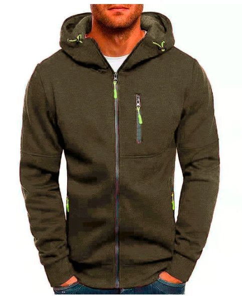 Men's Sports Casual Cardigan Hoodie