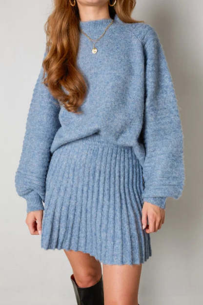 Olivia - Pleated Outfit Set - Elegant - High Quality Cotton - Ideal for Parties