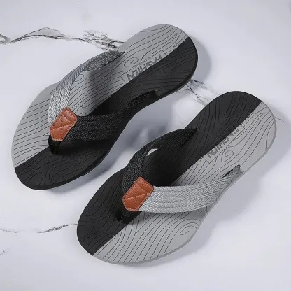 Orthopedic Sandals Men Wide Width Comfy Flat Sporty Flip-flops Trendy Summer
