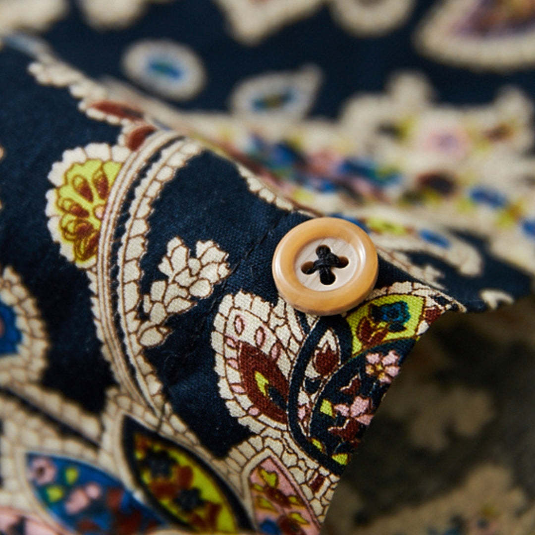 Print Ethnic Spring/Summer Wedding Shirt