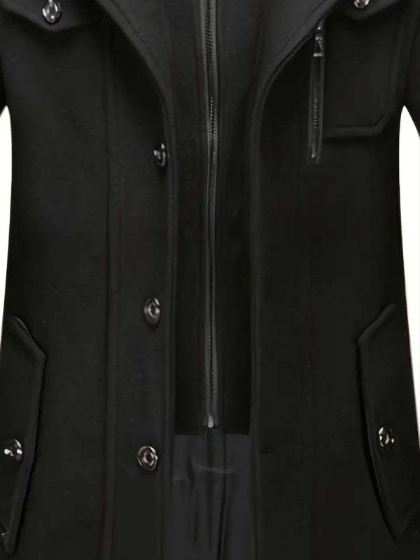 Men's Business Wool Overcoat