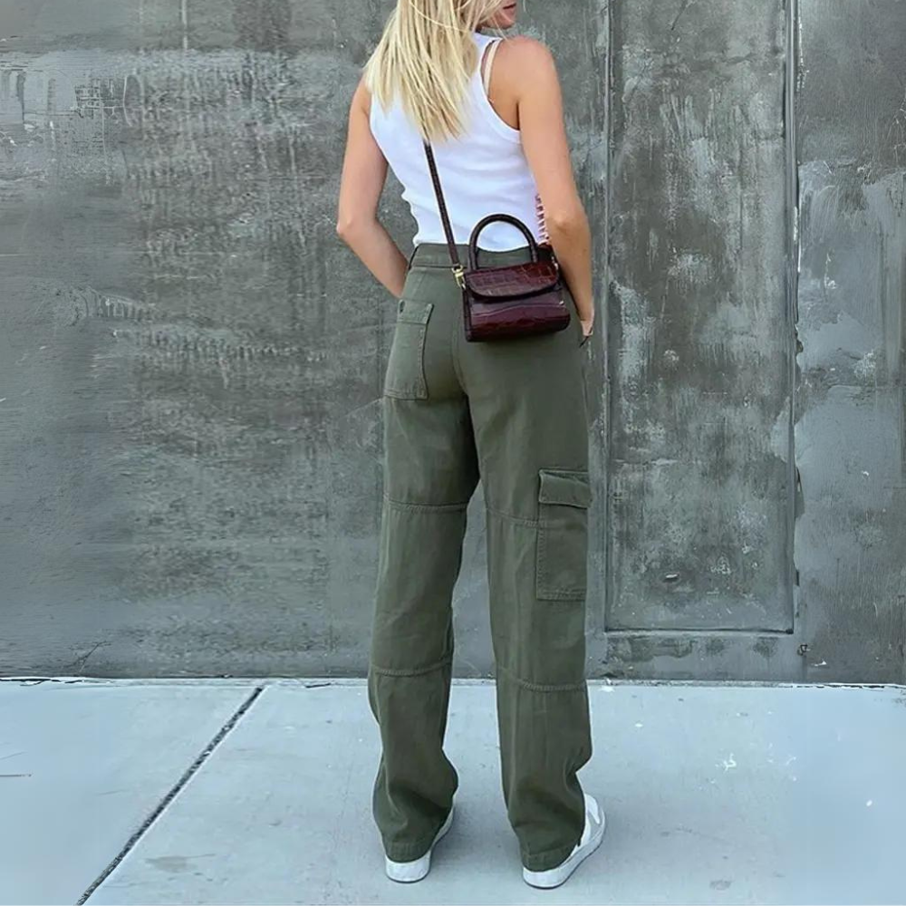 Ingrid - Cargo Pants - Casual - High-Quality Cotton - Perfect for Everyday Wear