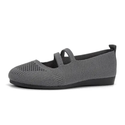 Mesh Ballet Flats for Women