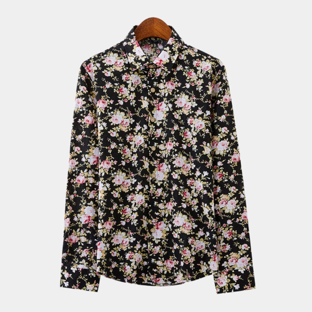 Print Ethnic Spring/Summer Wedding Shirt