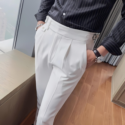 ELASTIC CASUAL COTTON MEN'S PANTS
