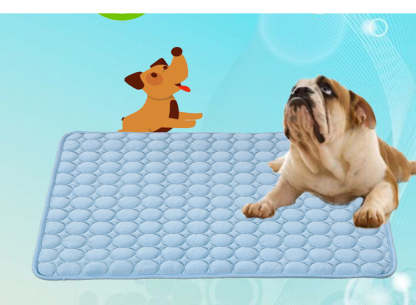 Pet Dog Cooling Mat Summer Keep Cool Ice Silk Mattress-gladdween