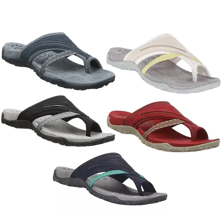 Orthopedic Sandals For Women Comfortable Casual Cross Strap Flip-flops