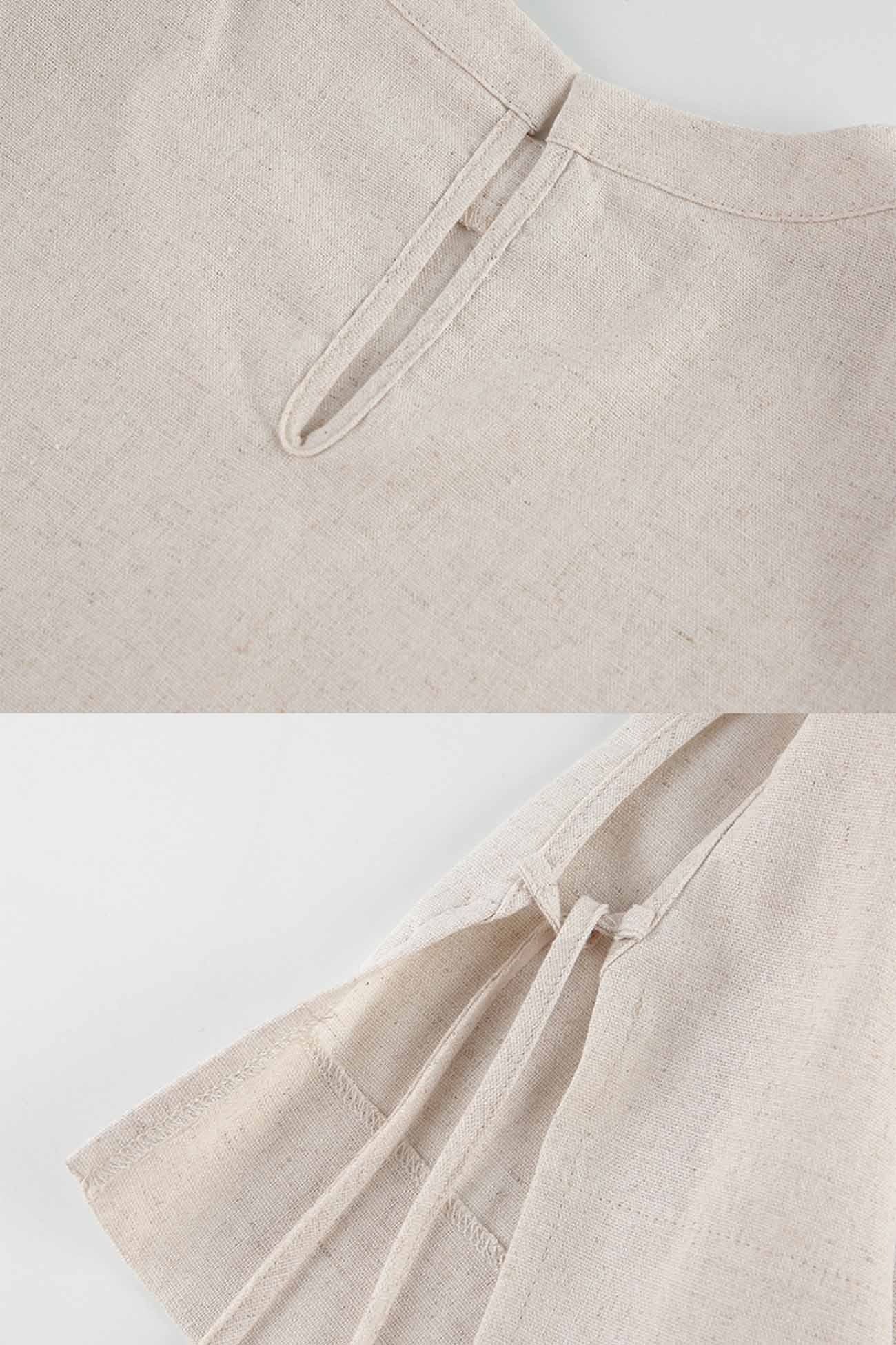 Marleen - shoulder pad sleeveless tops and trousers two-piece set