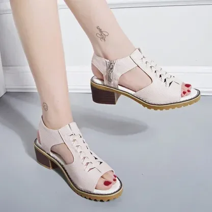 Fashionable Orthopedic High Heels Open Toe Sandals For Women