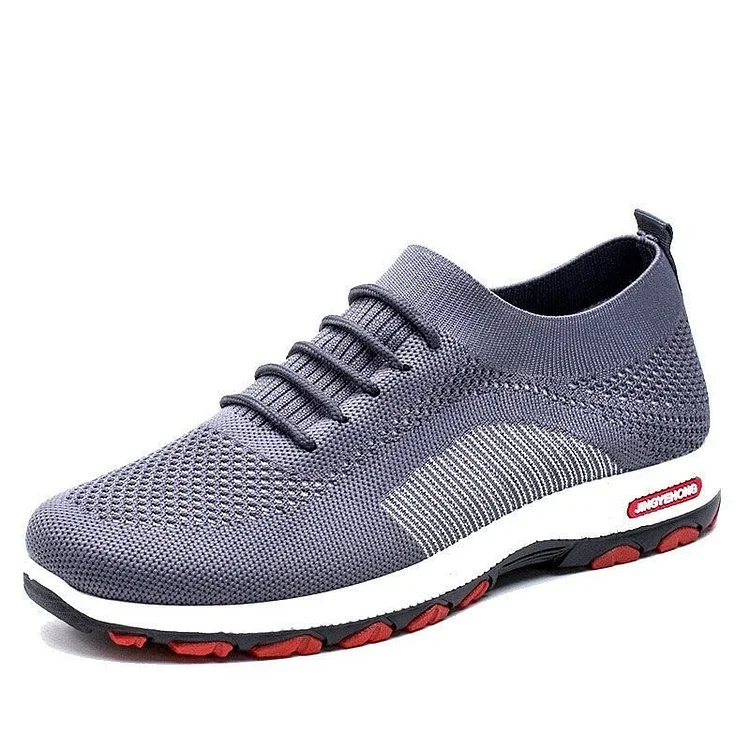 Men Walking Shoes Breathable Orthopedic Arch Support Non-slip Sneakers