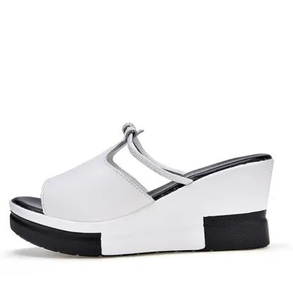 COMFORTABLE ORTHOPEDIC PLATFORM SANDALS