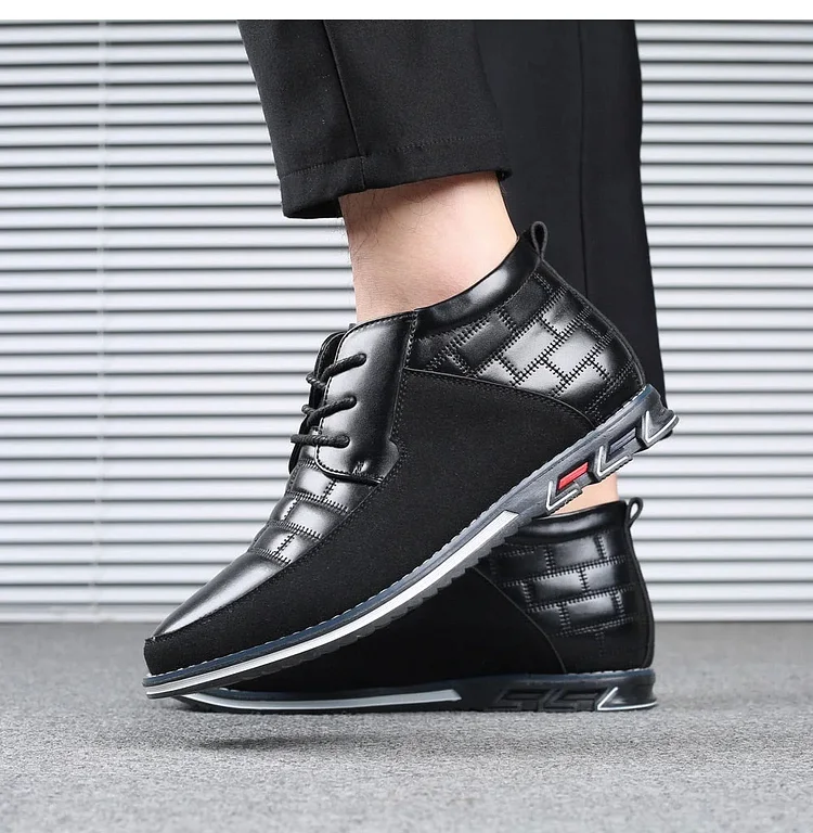 Gatsby Shoes High Top Oxford Derby Leather Shoes