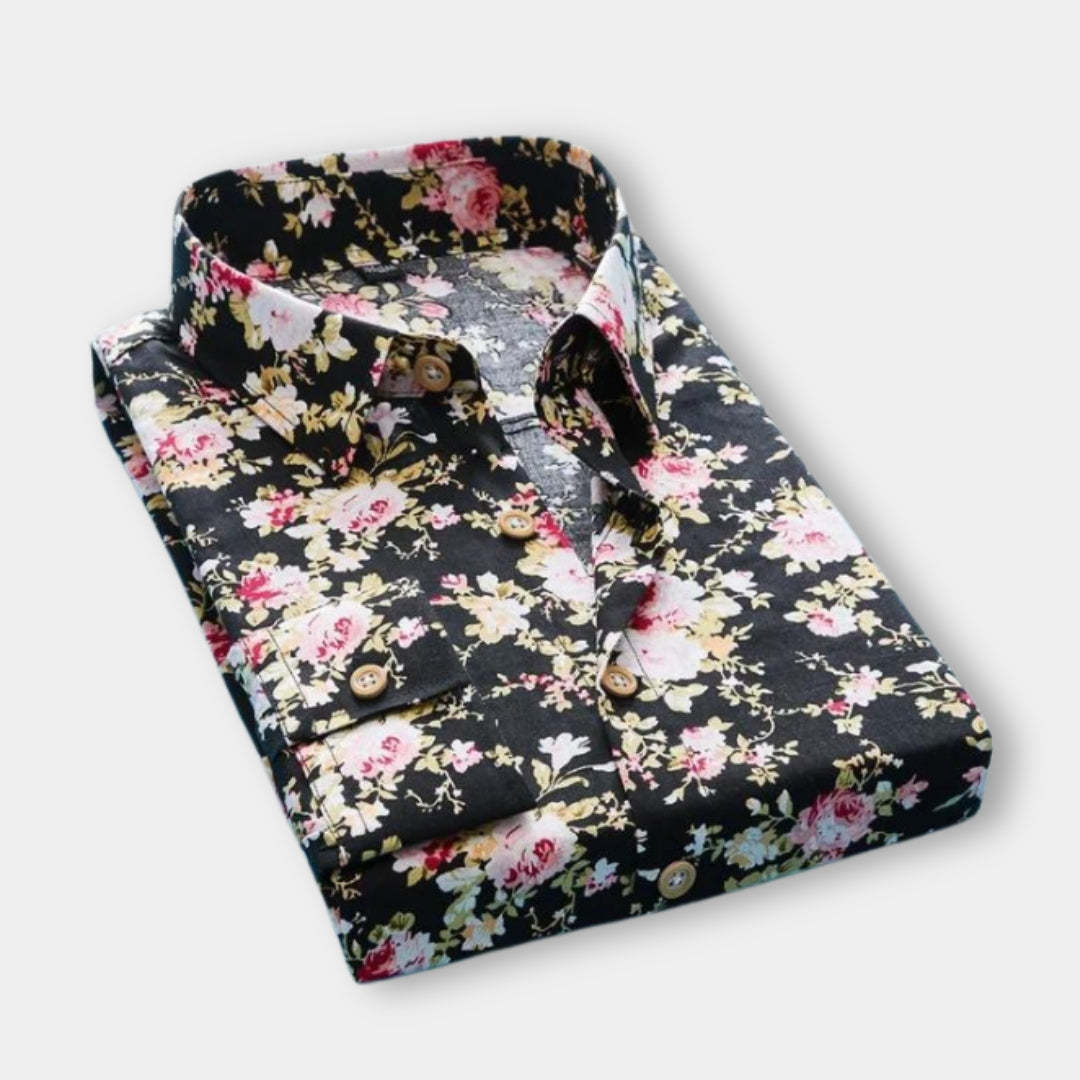 Print Ethnic Spring/Summer Wedding Shirt