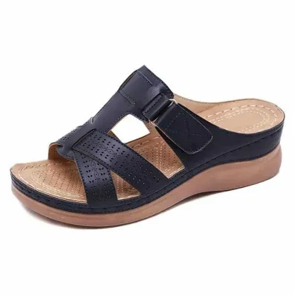 Orthopedic Low Heel Wedge Sandals