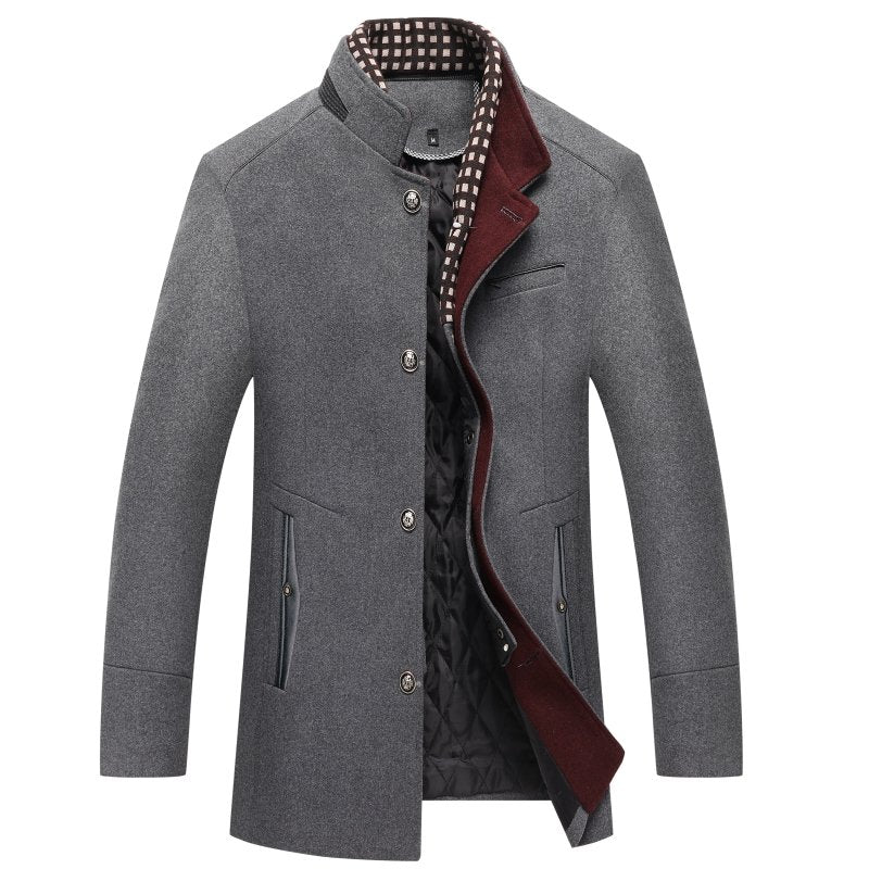 Business Wool Fashion Scarf Coat