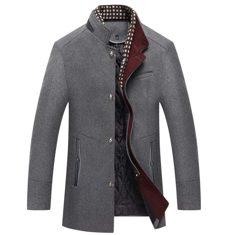 Business Wool Fashion Scarf Coat