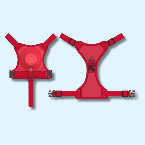 Dog Harness With Inbuilt Leash