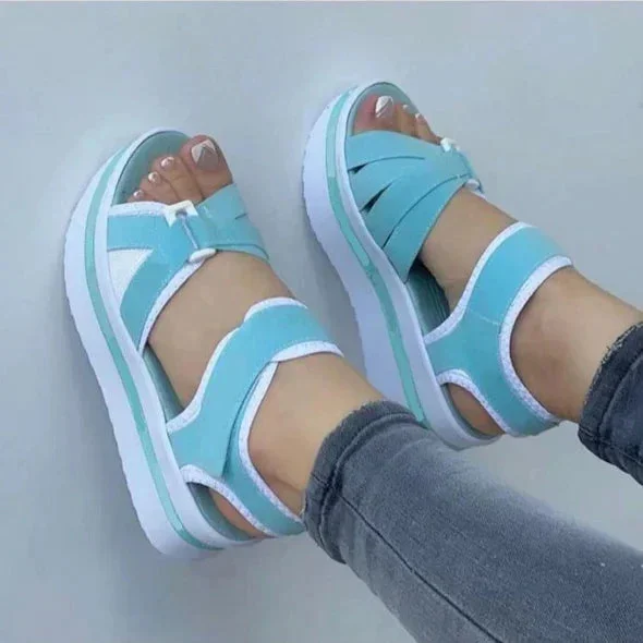 2026 Premium Diabetic Walking Orthopedic Platform Sandals