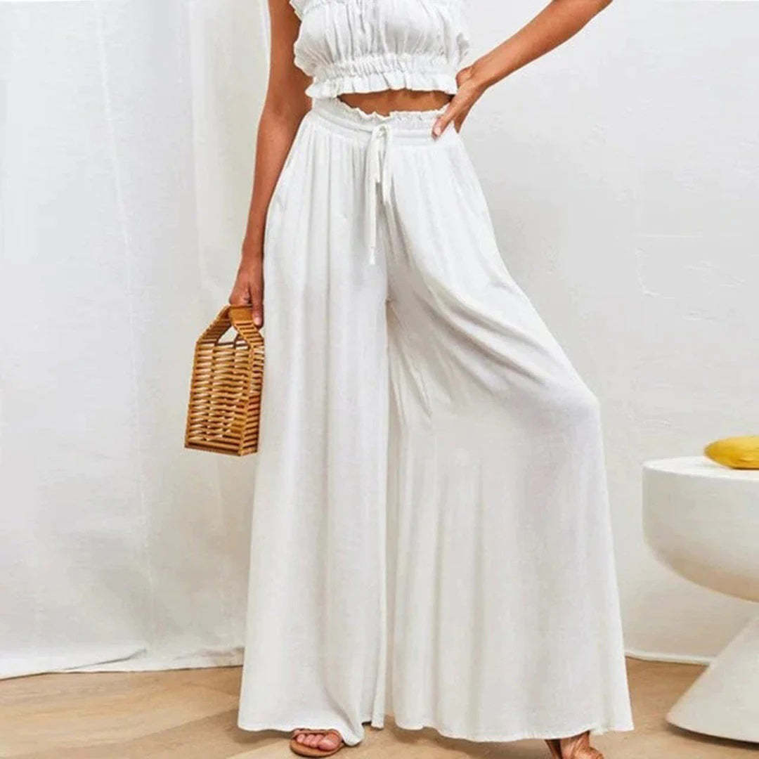 Drusilla - Wide Leg Pants - Chic - Polyester - Everday Wear