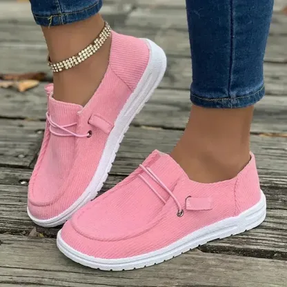 Ribbed Slip-On Flats for Effortless Style