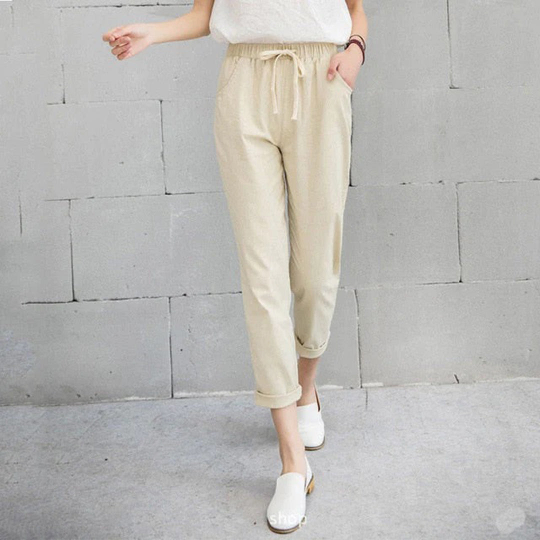 Irene - Straight-Leg Pants - Chic - High Quality Fabric - Perfect for 