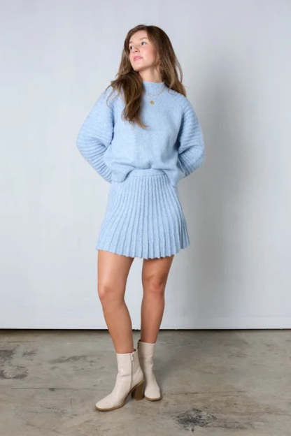 Olivia - Pleated Outfit Set - Elegant - High Quality Cotton - Ideal for Parties