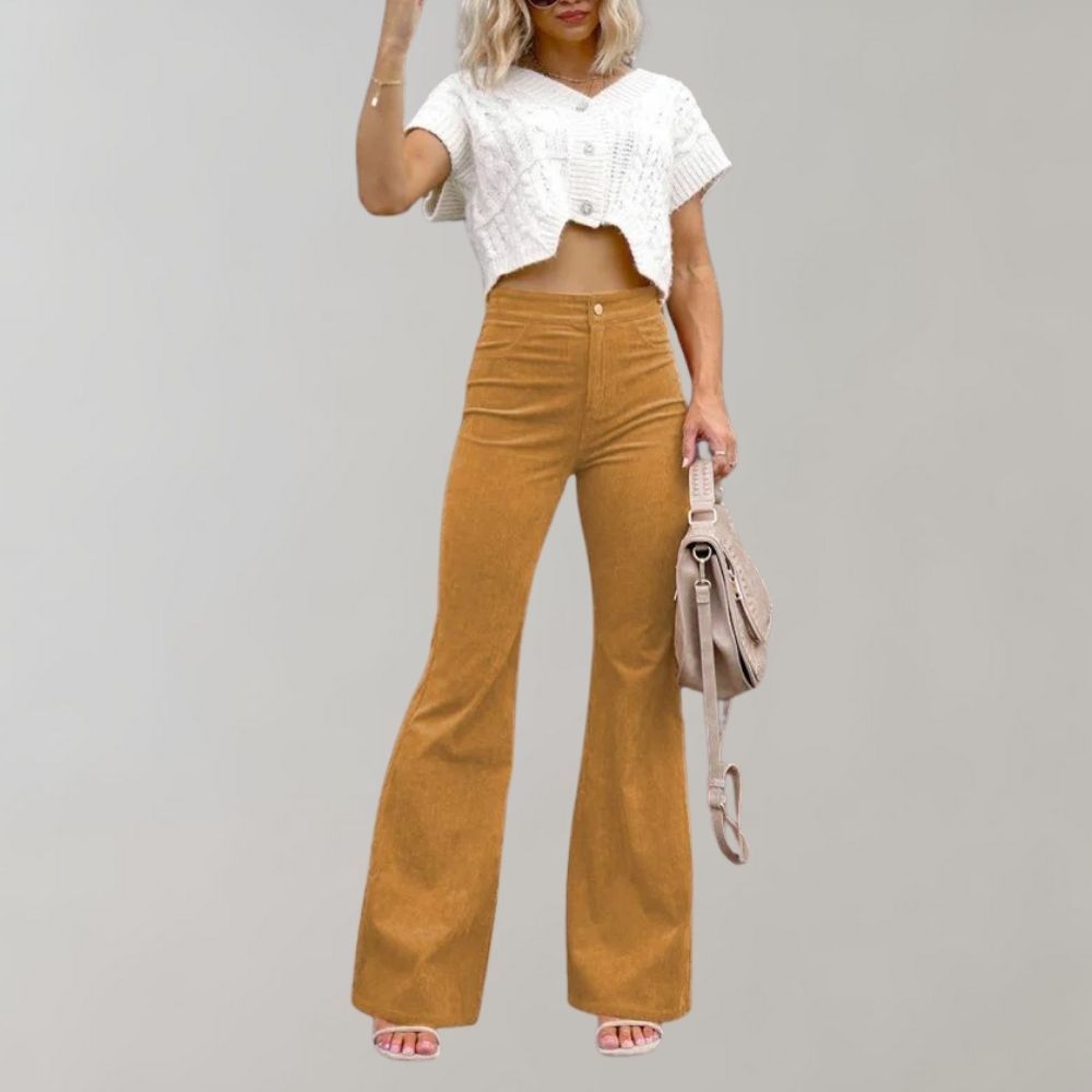 Noemi - Corduroy Flared Pants