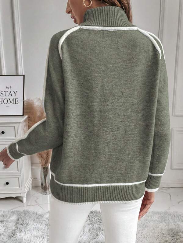 Olive™ | Green Comfortable jumper