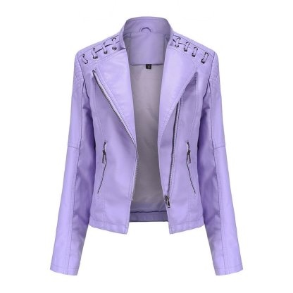 Lambskin leather jacket