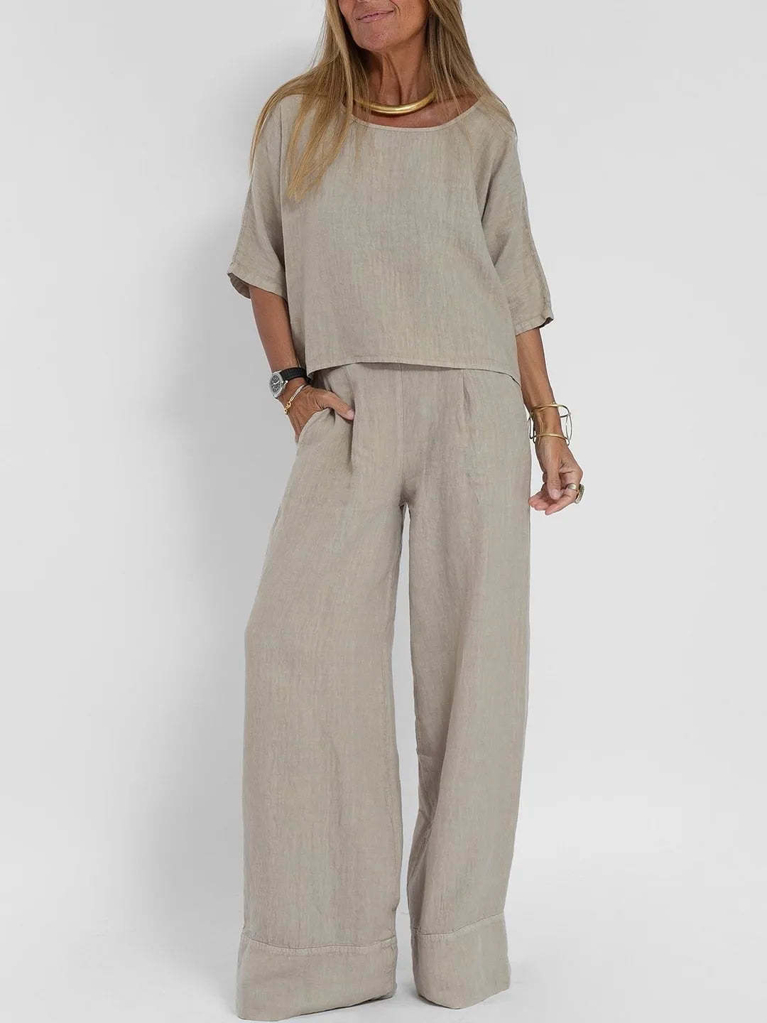 Hemp Cotton 2pc Pant Set