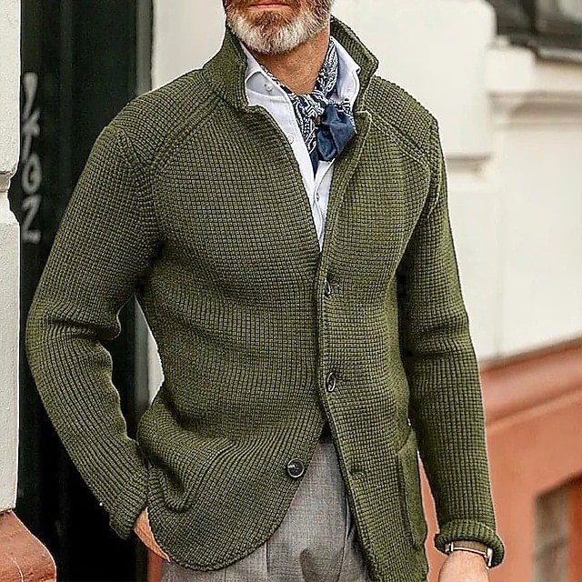 Chic Knitted Retro Cardigan
