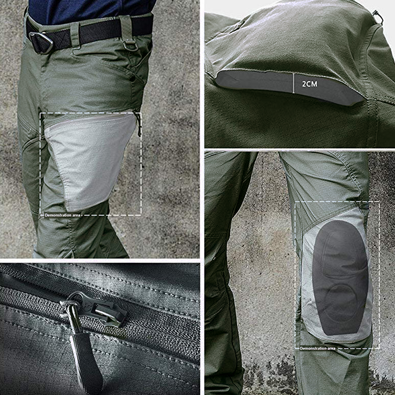 Men's Urban Pro Stretch Tactical Trousers Army Green