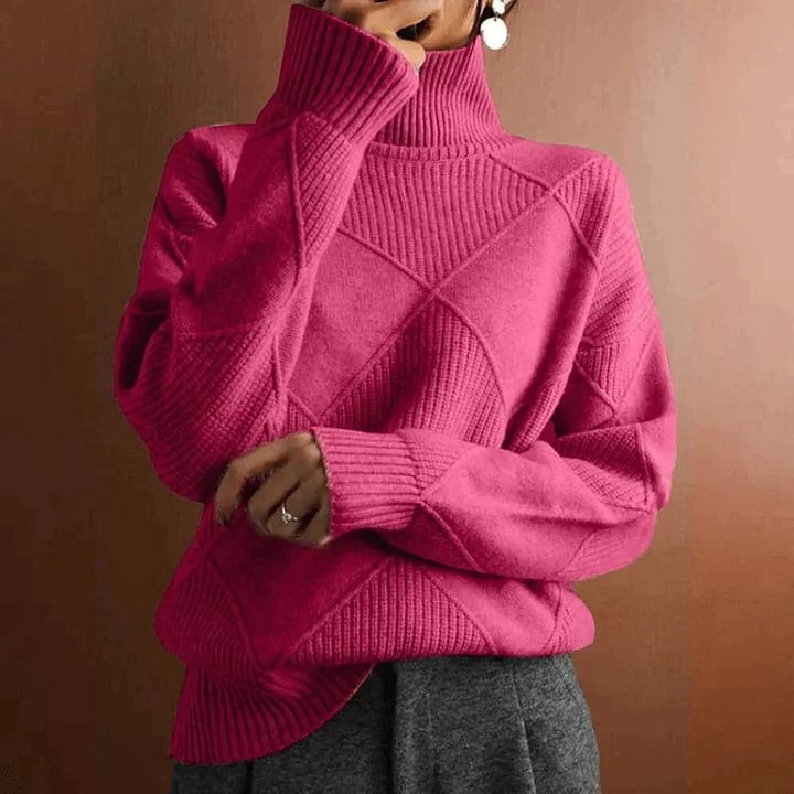 Marie Cashmere Turtleneck Sweater