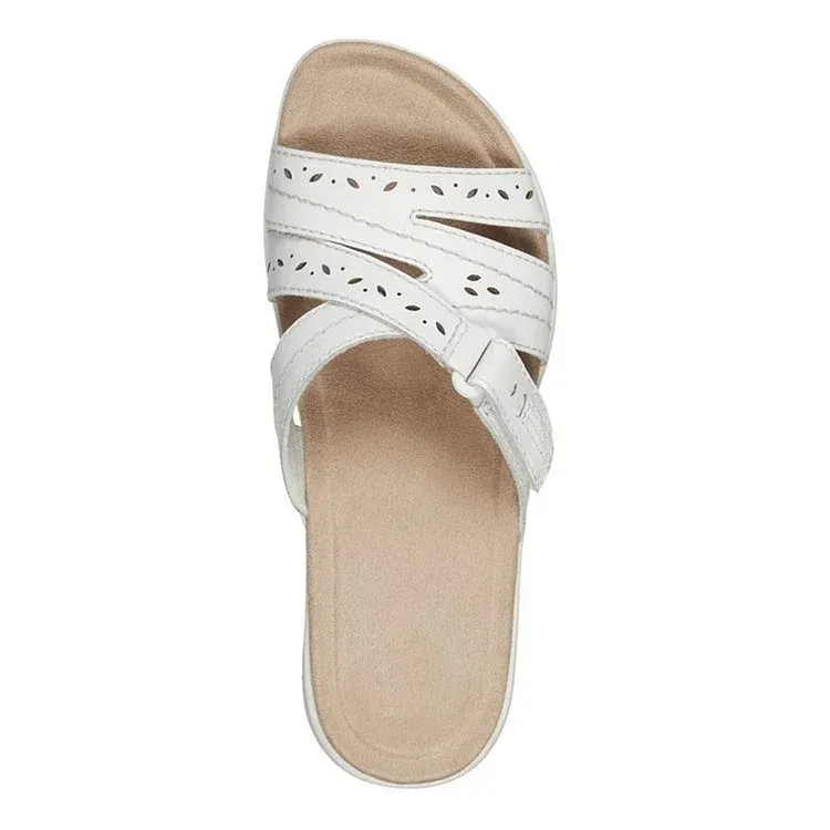 Leather Soft Footbed Orthopedic Arch-Support Shoes
