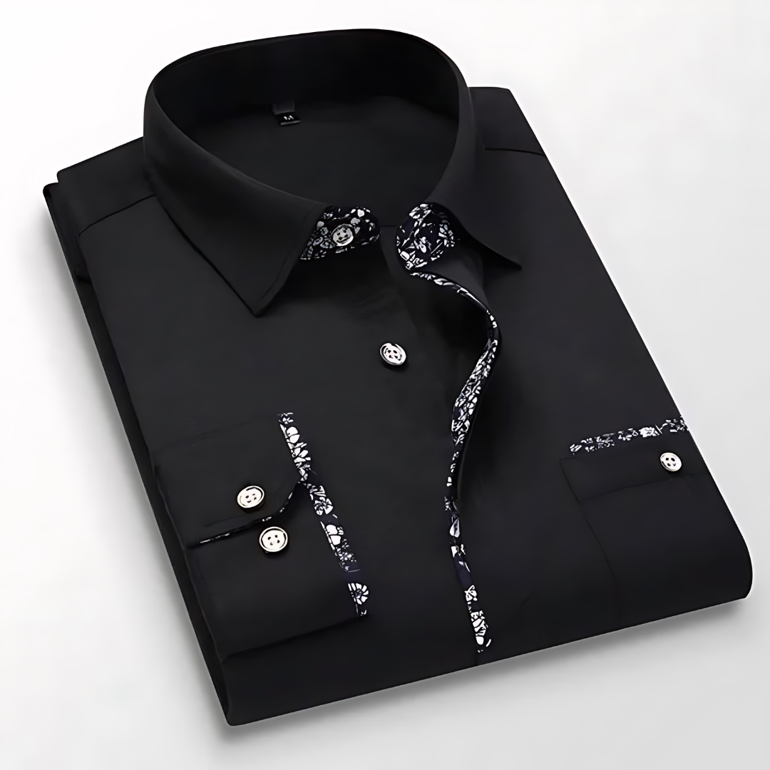 Discover the timeless elegance of the Allure Blue Shirt, an essential 