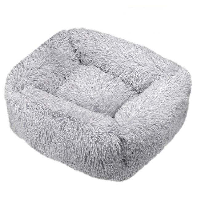 Plush Donut Dog Bed - Cosy Calming Pet Bed-gladdween
