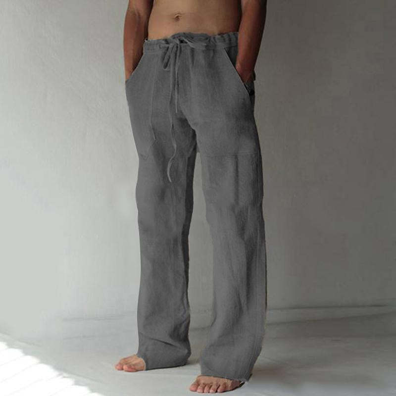 Men's Casual Solid Color Drawstring Pants