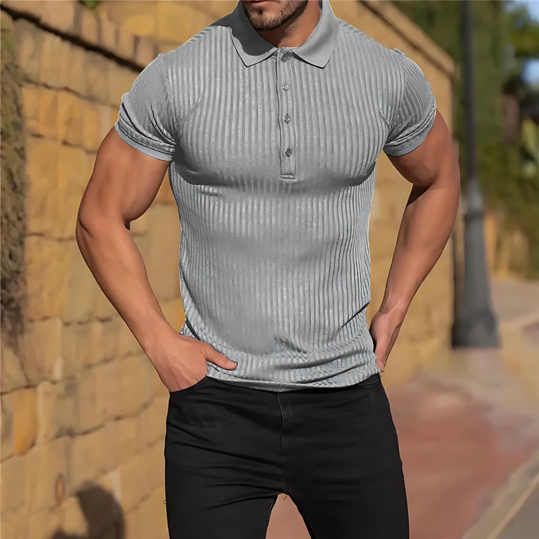 Men's Summer Sports Stretch Short Sleeve Shirt