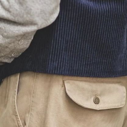 Harrison - Gurkha trousers with pleated front