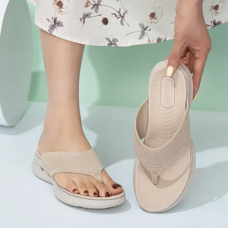 Women's Thick Bottom Beach Sandals Slippers Non-slip Wear-resistant