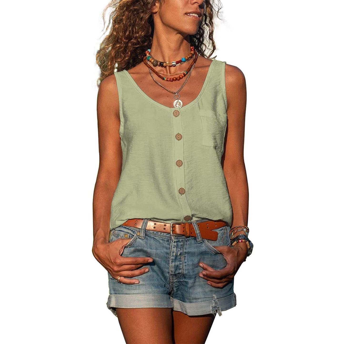 Ibiza Fashion Elegant Women's Tank Top
