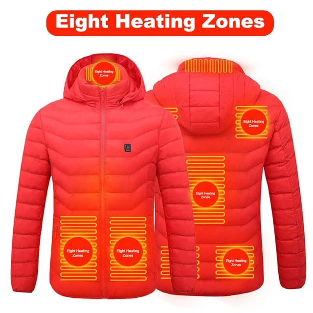 Unisex Heated Jacket Heating Coat Electric