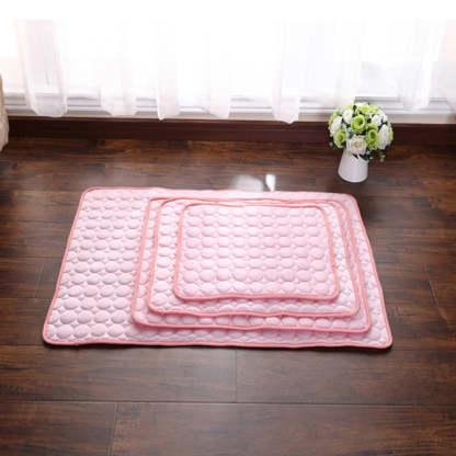 Pet Dog Cooling Mat Summer Keep Cool Ice Silk Mattress-gladdween