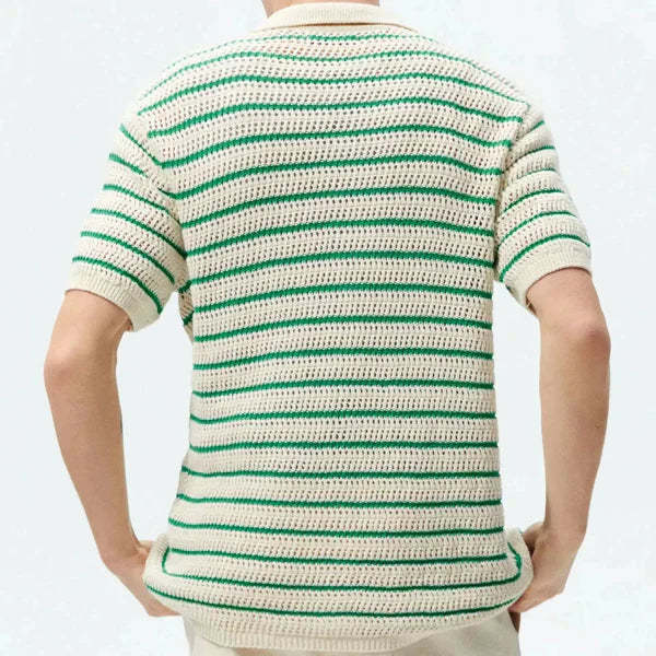 Men Striped Wool Woven Casual Shirt