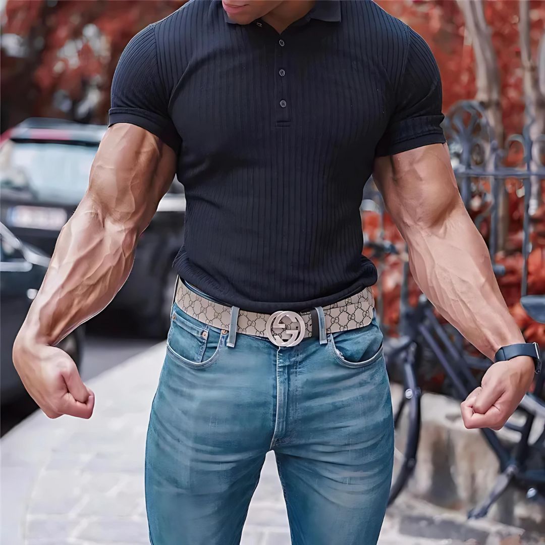 Men's Summer Sports Stretch Short Sleeve Shirt