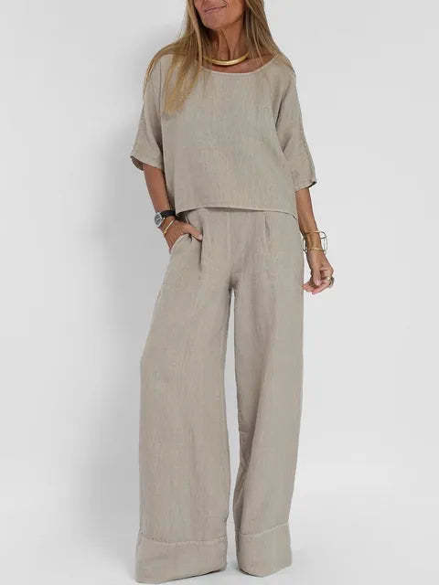Hemp Cotton 2pc Pant Set
