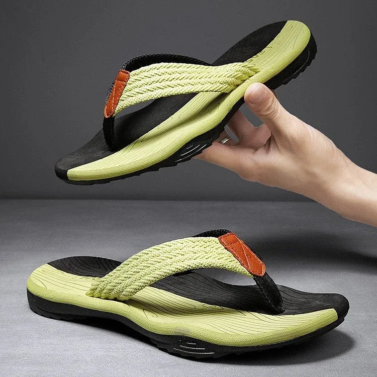 Orthopedic Sandals Men Wide Width Comfy Flat Sporty Flip-flops Trendy Summer